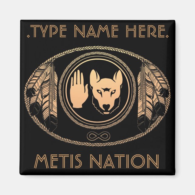 Metis Imã de geladeira Personalizado Magnet De Sin (Frente)