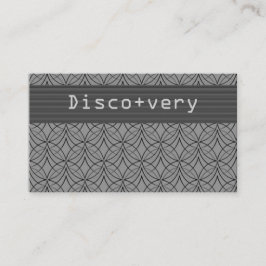 Metro Retro Cartão de visita, Cinza Clássica