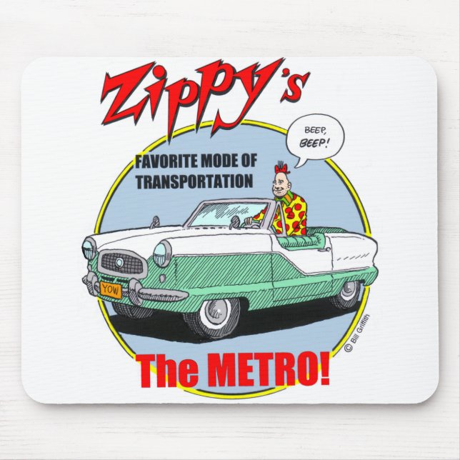 Metro Zippy Mousepad (Frente)