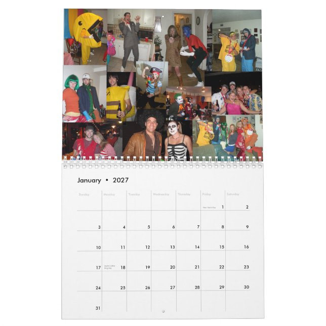 Meu 2008 calendário das experiências 2009 (Jan 2027)