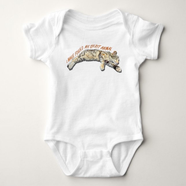 meu animal espiritual, camiseta de gato, onsie (Frente)