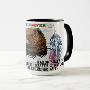 "Meu Animal Espiritual" Caneca de Café do Castor