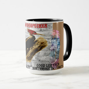 "Meu Animal Espiritual" Caneca de Café do Pica-Pau