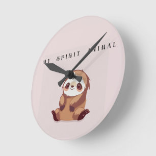 Meu Animal Espiritual — Relógio de Parede de Pregu