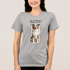 Meu Aussie Está Colado Em Mim Amante de Cachorro F