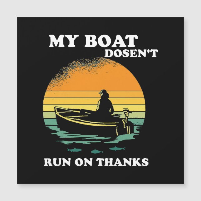 Meu Barco Não Funciona Com Agradecimentos (Frente)
