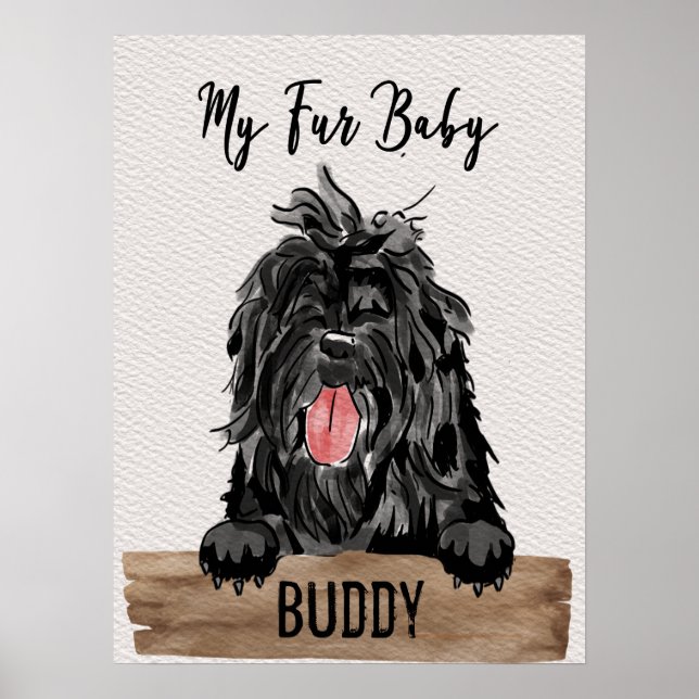 Meu Bebê De Pele Affenpinscher Mãe Poster (Frente)