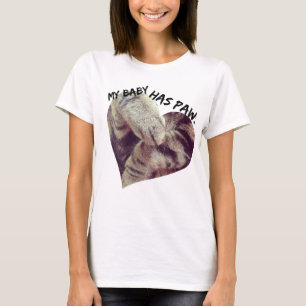 Meu bebê tem a camisa das patas T