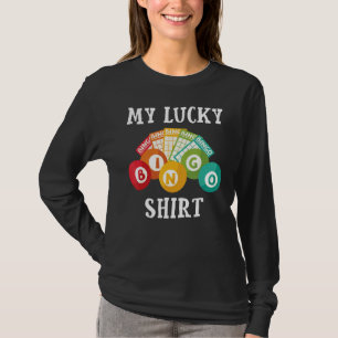 Meu Bingo De Sorte Camisa Engraçado Jogador De Bin