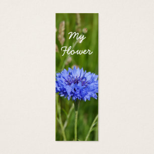 Meu bloco azul bonito do marcador do Cornflower da