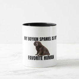 Meu Boykin Spaniel É Meu Humano Favorito Caneca