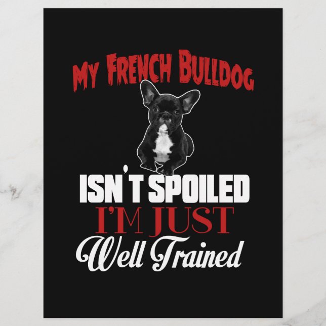 Meu Bulldog Francês Não é Mimado (Frente)