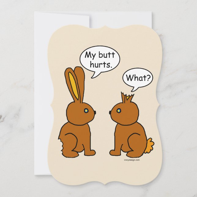 Meu Bumbum Dói! O quê? Engraçado (Frente)