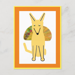 Meu cachorro Buddy e Taco, cartão postal