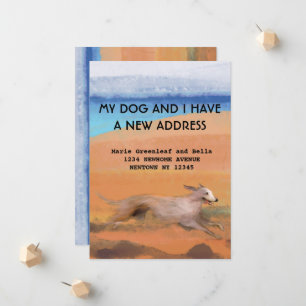 Meu cachorro e eu nos mudamos Anúncio