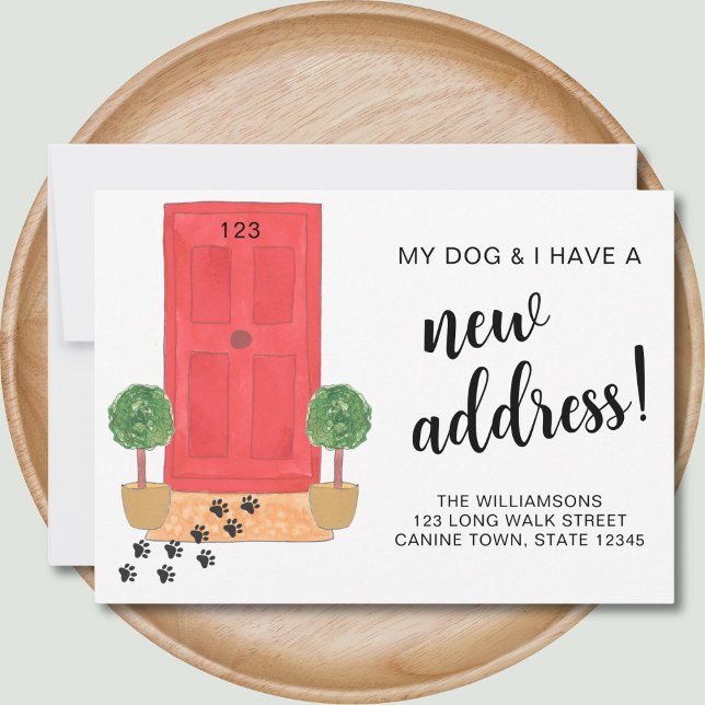 Meu Cachorro E Eu Novo Endereço Movendo Anúncio (Criador carregado)