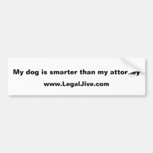 Meu cachorro é mais inteligente que o adesivo do p
