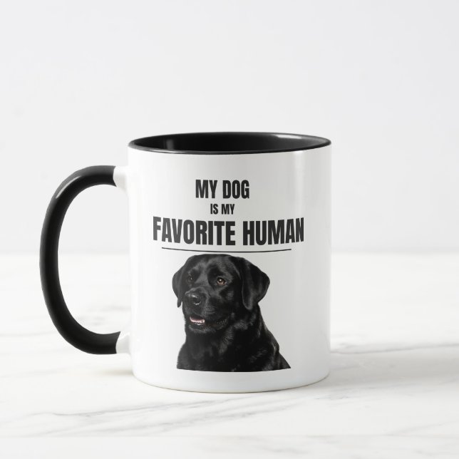 Meu Cachorro É Meu Humano Favorito – Caneca de Caf (Esquerda)