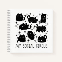 Meu Caderno de Gatos Fofos do Meu Círculo Social