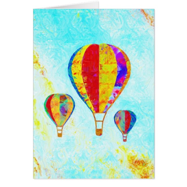 Meu cartão bonito dos balões (Frente)