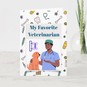 Meu Cartão de Agradecimento ao Veterinário Favorit