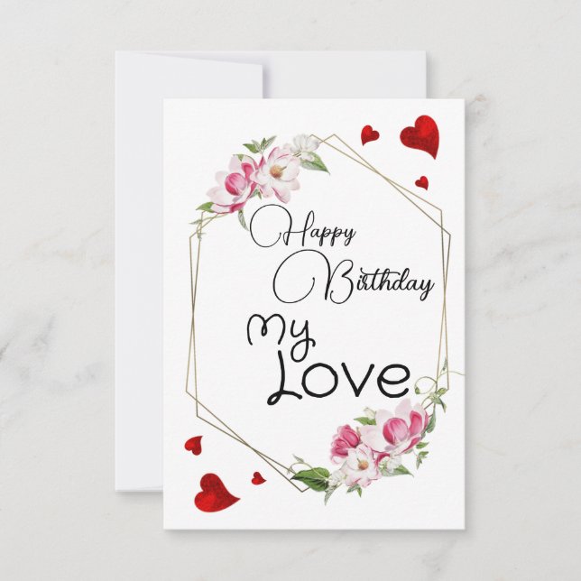 Meu cartão de amor (Frente)