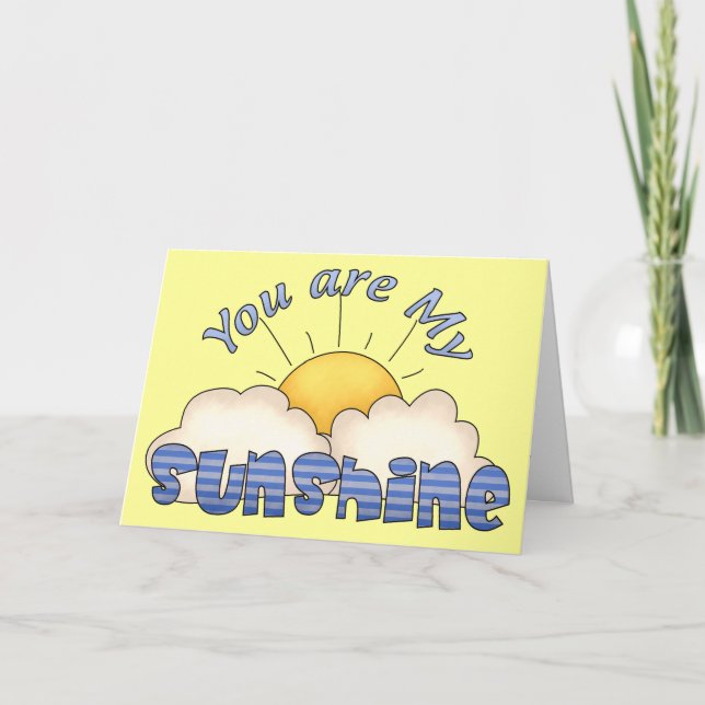 Meu Cartão de Aniversário de Sol (Frente)