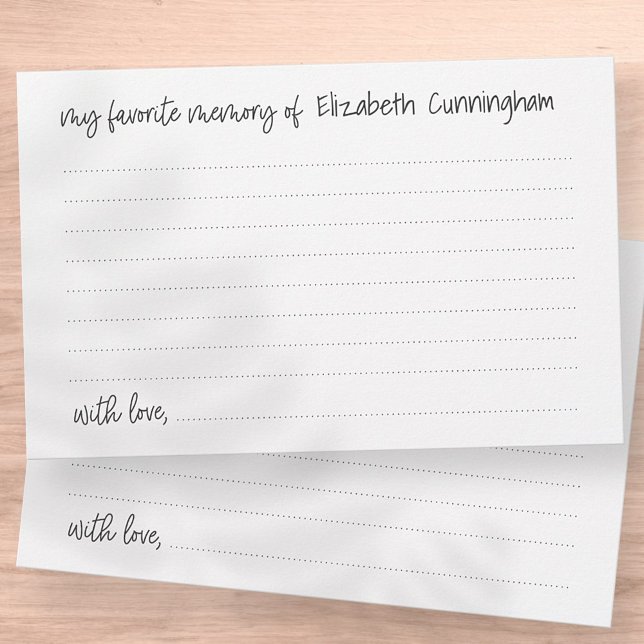 Meu Cartão de Atendimento Moderno Funeral de Memór (Criador carregado)