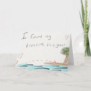 Meu cartão de Dia de os namorados do tesouro
