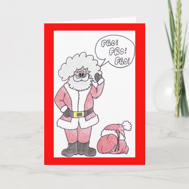 meu cartão de Natal do papai noel (Frente)