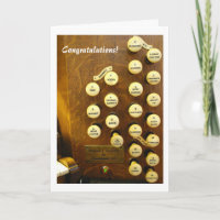 Meu cartão de Parabéns de órgãos ideal