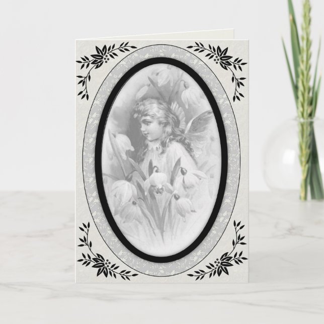 Meu Cartão de Saudação Anjo (Frente)