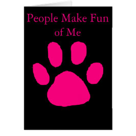 Meu cartão do humor do animal de estimação