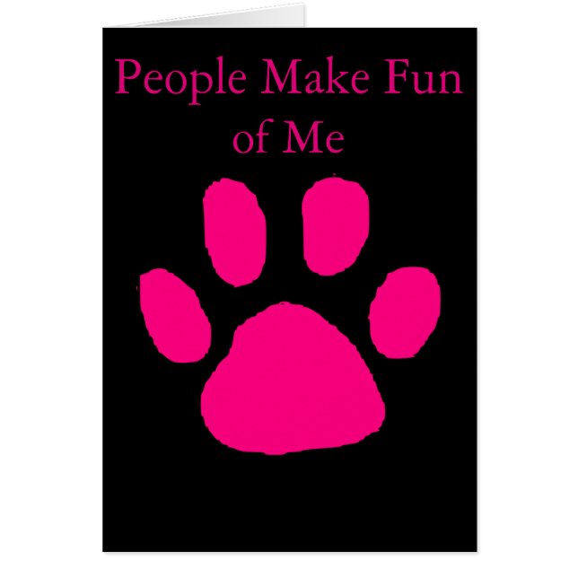 Meu cartão do humor do animal de estimação (Frente)