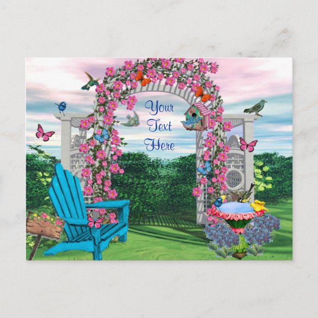 Meu Cartão Postal do Jardim do Quintal (Frente)