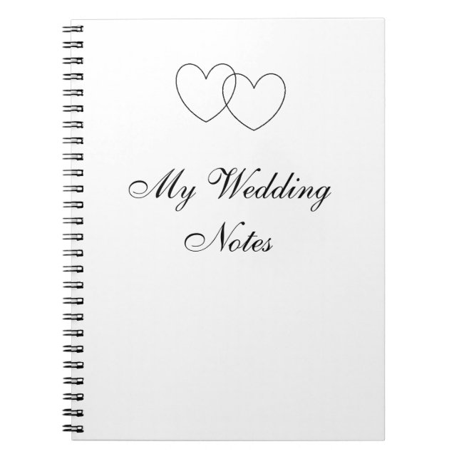"Meu casamento nota" o caderno (Frente)