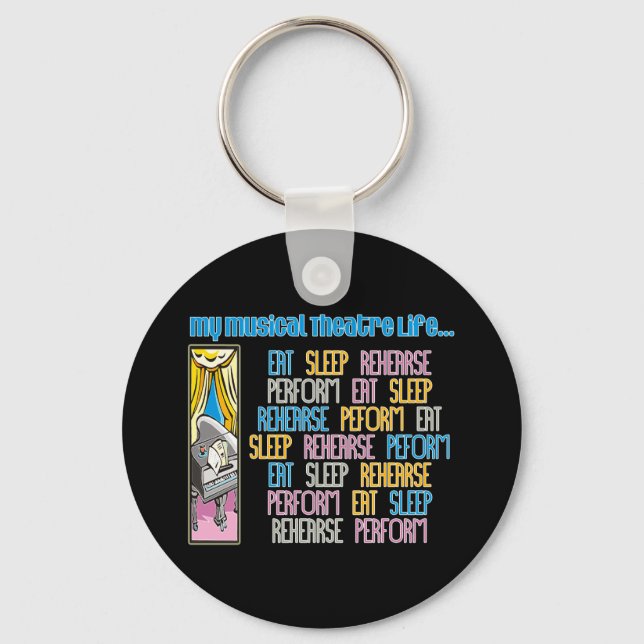 Meu Chaveiro de Vida do Teatro Musical (Frente)