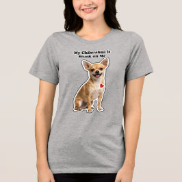 Meu Chihuahua é grudado em mim Amante de cachorro