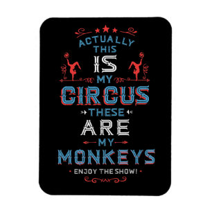 Meu circo meu ímã dos macacos