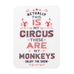 Meu circo meu ímã dos macacos