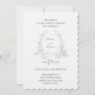 Meu Convite De Casamento Flat Do Jardim De Casamen