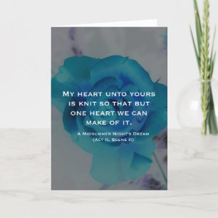Meu Coração Ao Seu É Um Cartão De Saudação De Knit