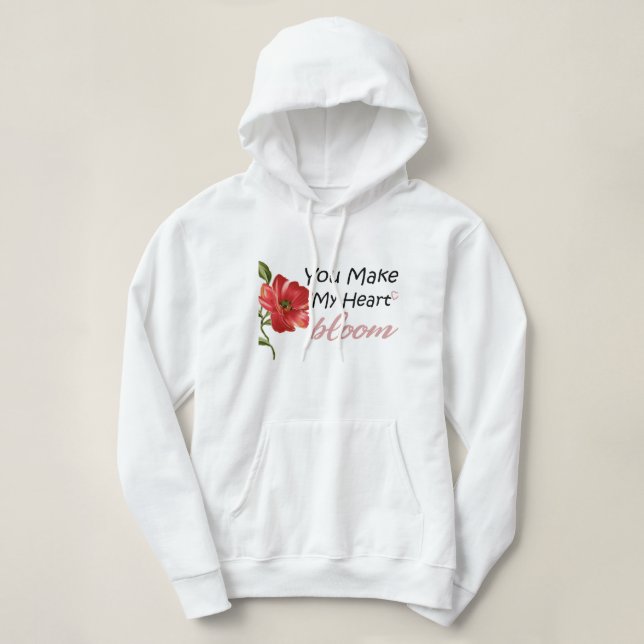Meu Coração Bloomia Com Camisa De Amor (Frente do Design)