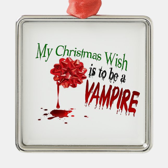 Meu desejo do Natal é ser um ornamento do vampiro (Frente)