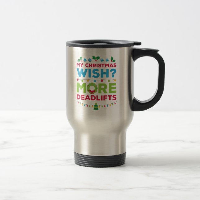 Meu desejo do Natal mais caneca de viagem de (Direita)