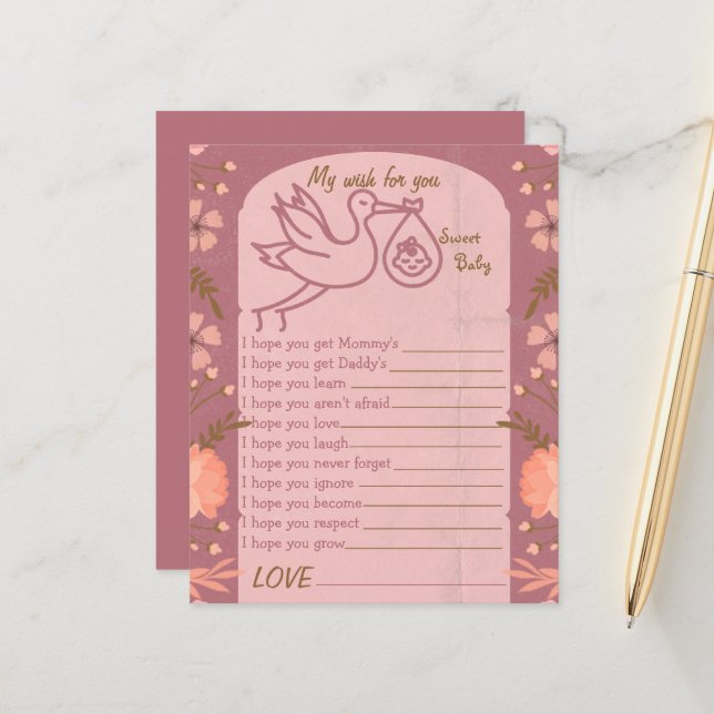 Meu Desejo Por Folha De Jogo De Bebê De Carregando (Frente/Verso In Situ)