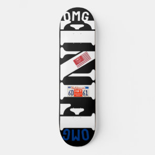 MEU DEUS! 20,95 cm Skateboard Deck