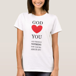 Meu Deus, você é a camiseta das mulheres