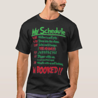 Meu Dia Agendado Eu Sou Feliz De Camisas De Natal