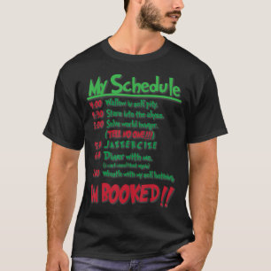 Meu Dia Agendado Eu Sou Feliz De Camisas De Natal